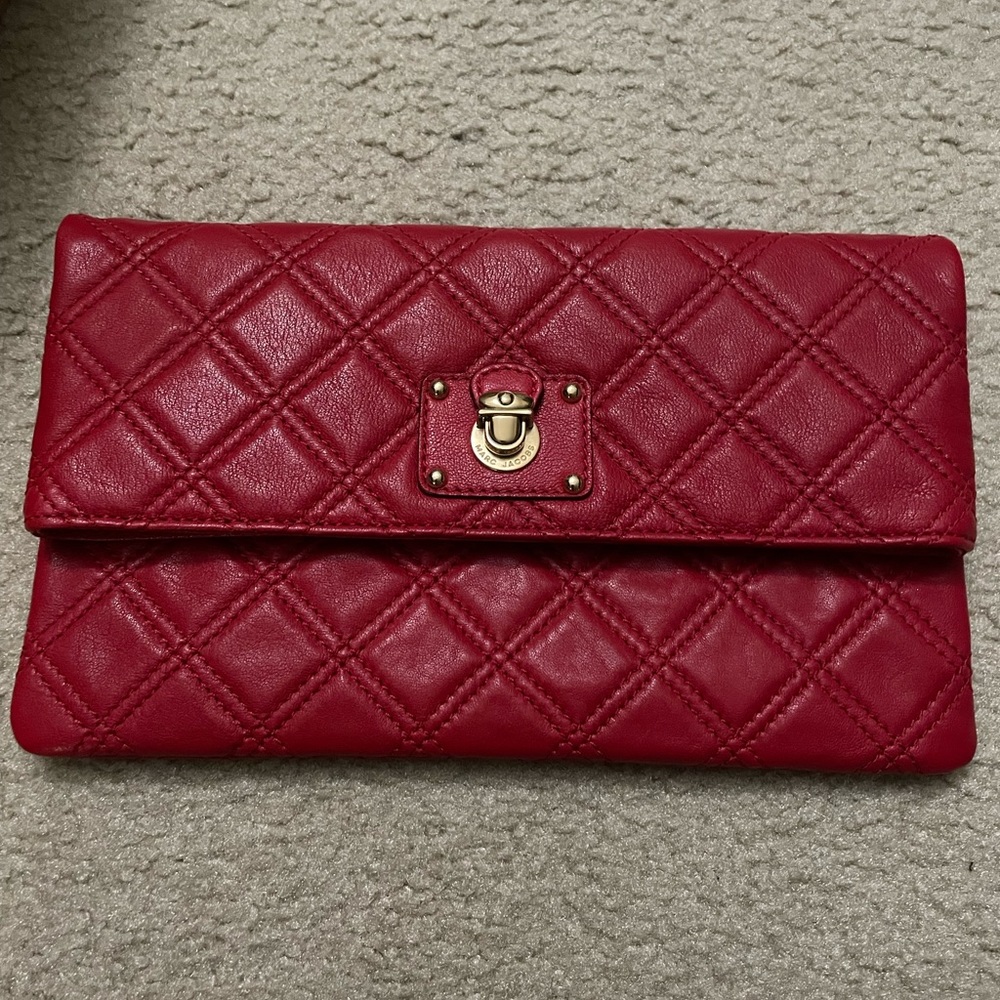 Marc Jacobs Quilted Leather Eugenie Clutch